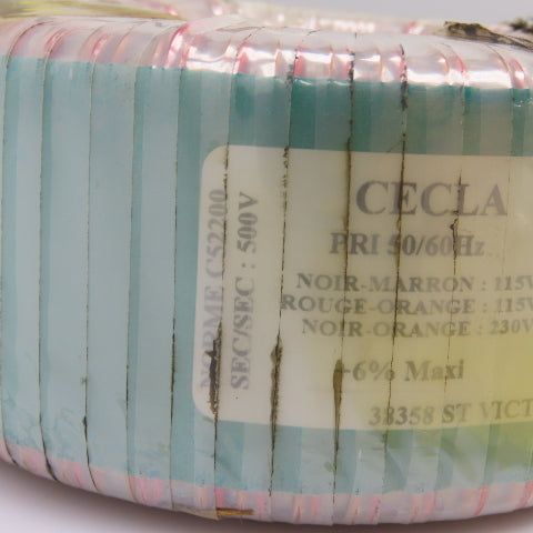Cecla T 100.212 Current Transformer Pri 50/60HZ Sec 100VA