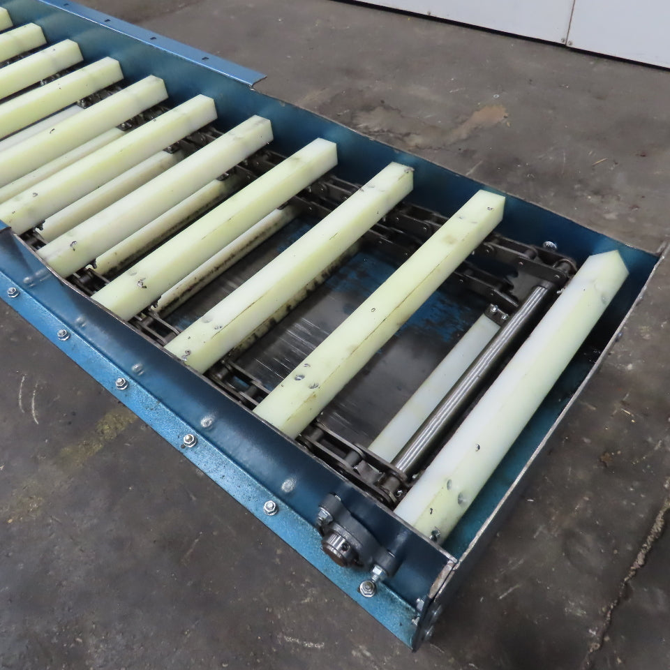 New London Engineering T3-711-18" 18"W  Incline Discharge Drag Conveyor 4 FPM