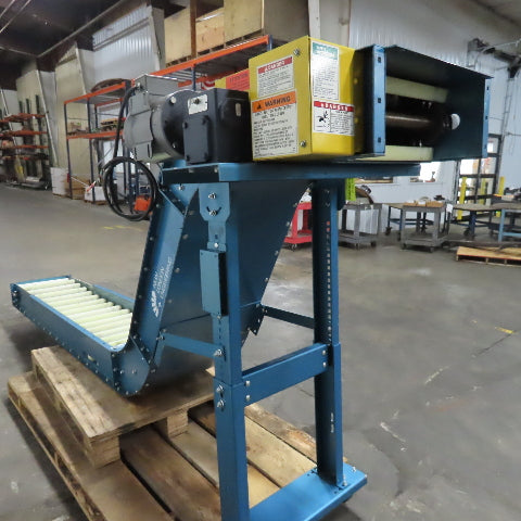 New London Engineering T3-711-18" 18"W  Incline Discharge Drag Conveyor 4 FPM