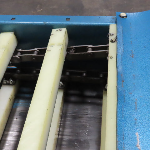 New London Engineering T3-711-18" 18"W  Incline Discharge Drag Conveyor 4 FPM