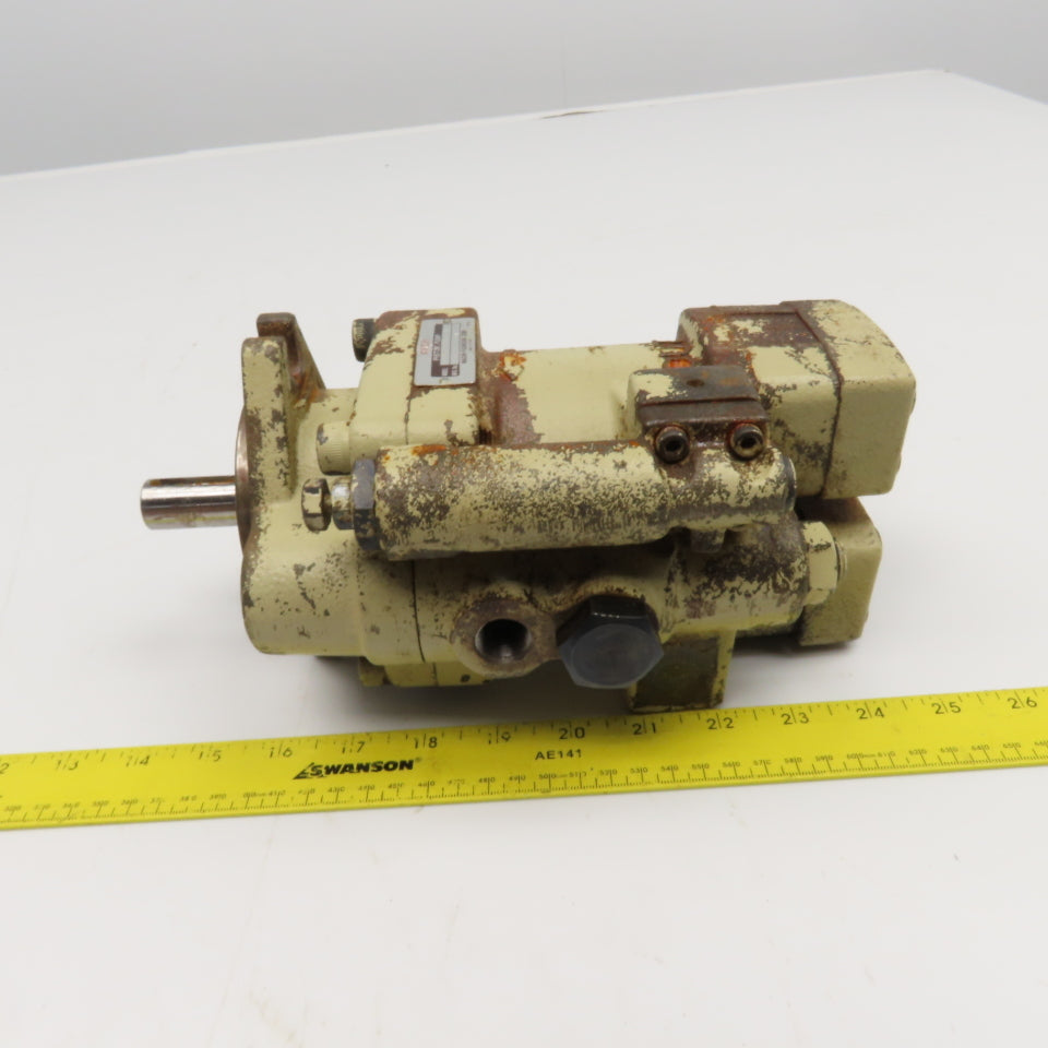 Nachi PVS-1B-16N1-Z-11 Hydraulic Piston Pump 3/4" Shaft 3/4" x 1/2'" NPT Ports