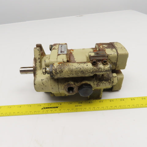 Nachi PVS-1B-16N1-Z-11 Hydraulic Piston Pump 3/4" Shaft 3/4" x 1/2'" NPT Ports