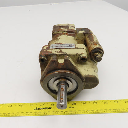 Nachi PVS-1B-16N1-Z-11 Hydraulic Piston Pump 3/4" Shaft 3/4" x 1/2'" NPT Ports