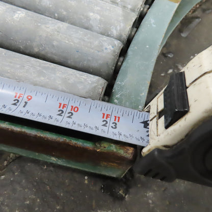 45° Curve Gravity Roller Conveyor Section 21-3/4" BF 47" Long