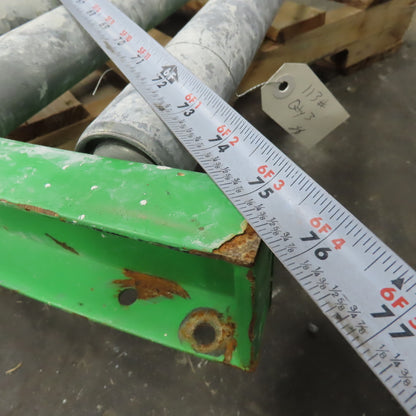 90° Curve Gravity Roller Conveyor Section 22" BF 76" Long