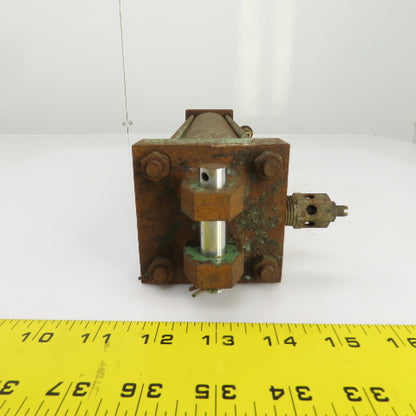 Clevis Mount Double Acting Pneumatic Cylinder 14" Stroke 5/8" Rod 2-3/8" Bore