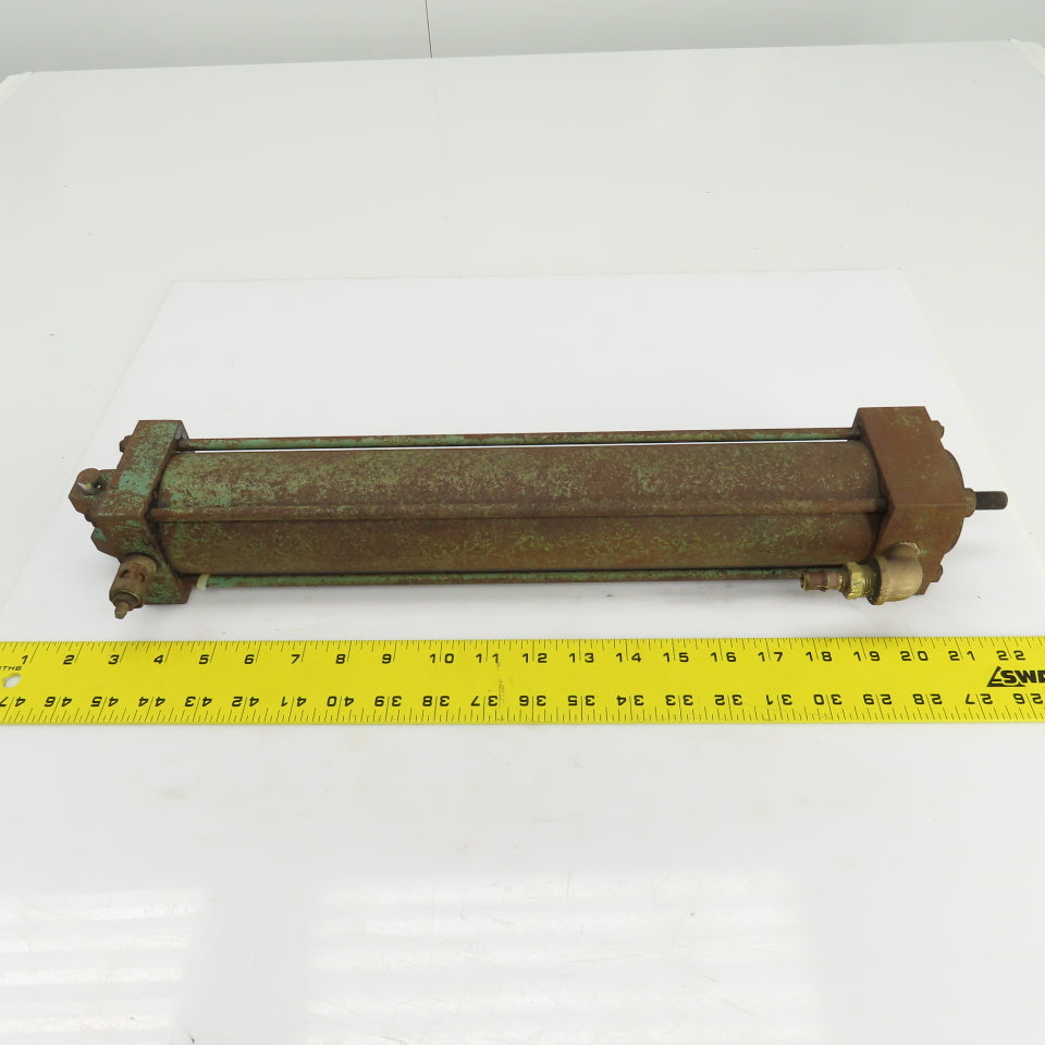 Clevis Mount Double Acting Pneumatic Cylinder 14" Stroke 5/8" Rod 2-3/8" Bore