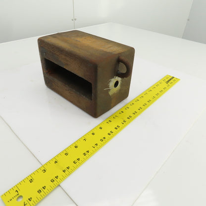 68 Lbs. Steel Machine Counterweight 9-1/4" x 6" x 5-3/4" W/Hook