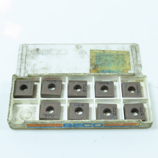 Seco SNMG120408-48 Indexable Carbide Insert Lot of 9