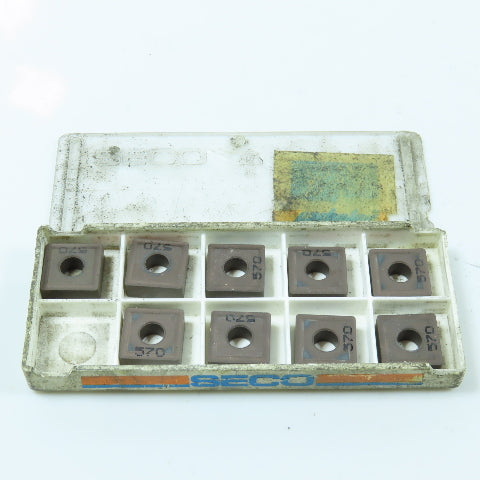 Seco SNMG120408-48 Indexable Carbide Insert Lot of 9