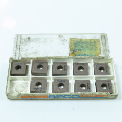 Seco SNMG120408-48 Indexable Carbide Insert Lot of 9