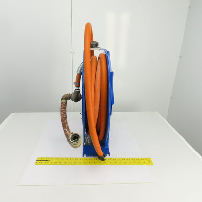 Coxwells 0G-525 3/4" x 24' Industrial Self Retracting Hose Reel W/Washdown Hose