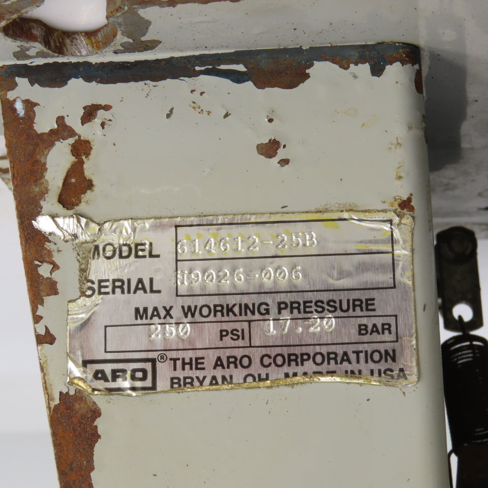 ARO 614612-25B 25' Industrial Self Retracting Compressed Air Hose Reel
