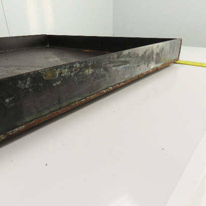 33-3/4" L x 26-1/4" W x 2-3/4" D Steel Chip Oil Drip Catch Pan