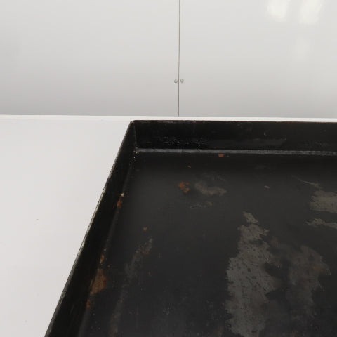 33-3/4" L x 26-1/4" W x 2-3/4" D Steel Chip Oil Drip Catch Pan