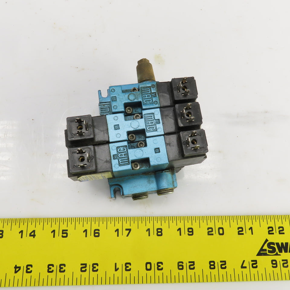 MAC 45A-LAC-DDAJ-1KE Pneumatic Solenoid Valve Manifold 24VDC 3 Position