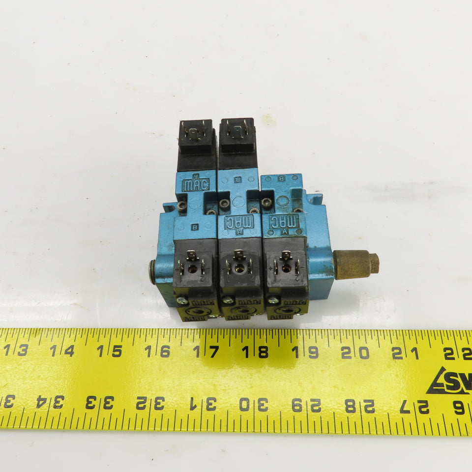 MAC 45A-LAC-DDAJ-1KE Pneumatic Solenoid Valve Manifold 24VDC 3 Position