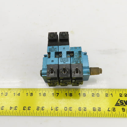 MAC 45A-LAC-DDAJ-1KE Pneumatic Solenoid Valve Manifold 24VDC 3 Position