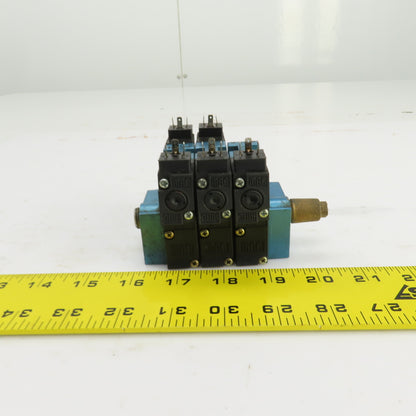 MAC 45A-LAC-DDAJ-1KE Pneumatic Solenoid Valve Manifold 24VDC 3 Position