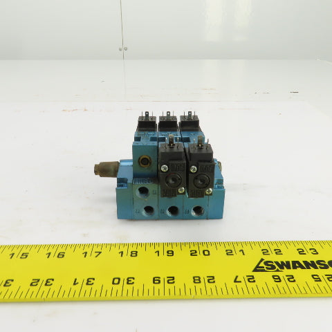 MAC 45A-LAC-DDAJ-1KE Pneumatic Solenoid Valve Manifold 24VDC 3 Position