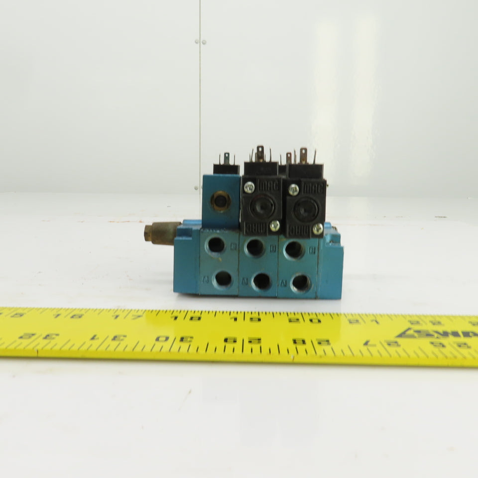 MAC 45A-LAC-DDAJ-1KE Pneumatic Solenoid Valve Manifold 24VDC 3 Position