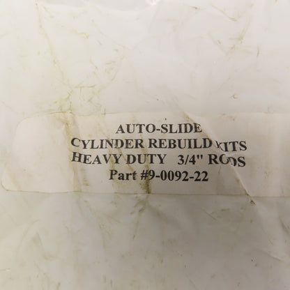 Auto Slide 9-0092-22 3/4" Rod Heavy Duty Cylinder Rebuild Kit