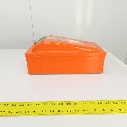 Siemens NF-352 Heavy Duty 60A 600VAC Fusible Enclosed Switch Vacu-Break 3PH