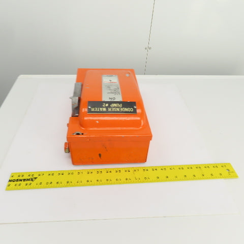 Siemens NF-352 Heavy Duty 60A 600VAC Fusible Enclosed Switch Vacu-Break 3PH