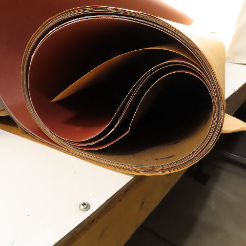 Uneeda M-182144 52" x 86" RKX Cloth #180 Grit T09 Sanding Belts Lot Of 4