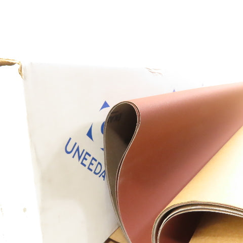 Uneeda M-182144 52" x 86" RKX Cloth #180 Grit T09 Sanding Belts Lot Of 4