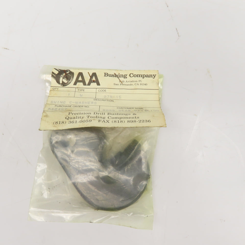 AA Bushing Company 278-15 Type W Swing C Washer 1/2" Stud