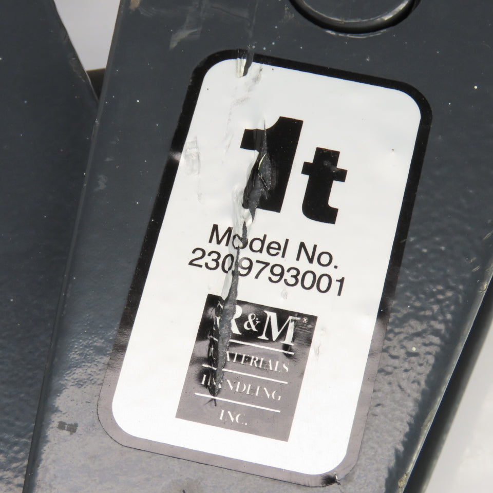 R & M 23097930001 1 Ton Beam Clamp 3" To 9" Clamping Width