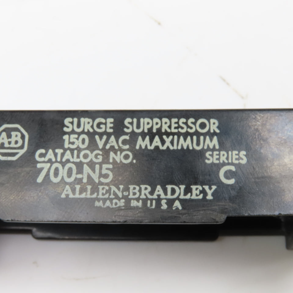 Allen Bradley 700DC-N400Z24 300V DC Relay 24VDC Coil 700-N5 Surge Suppressor