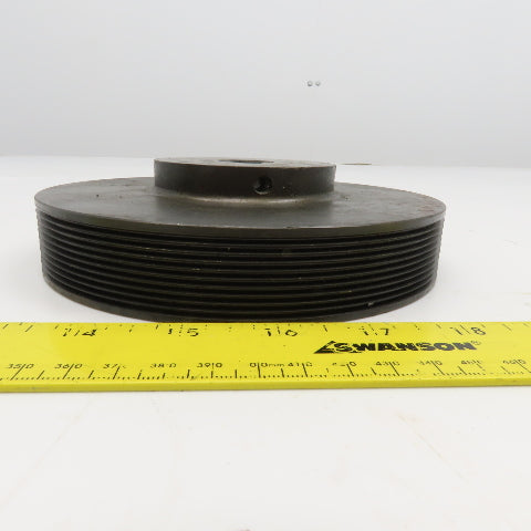 6-7/16" OD Type J Poly Drive Style Sheave Pulley 10 Groove 24mm Bore
