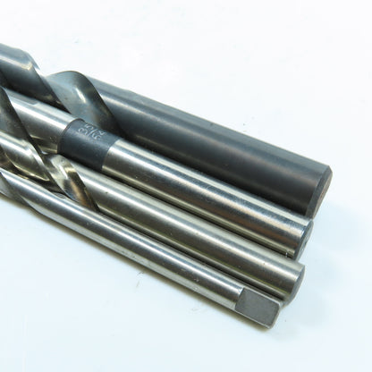 Misc. 9/32", 13/32", 35/64", 21/32" High Speed Steel Twist Drill Bit Lot of 4