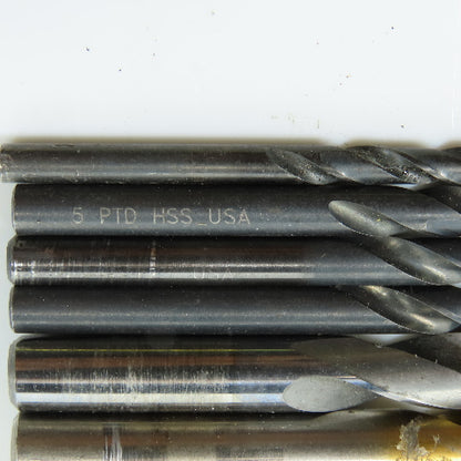 Misc. 13/32", 37/64", 17/32" HSS Drill Bit Lot of 17
