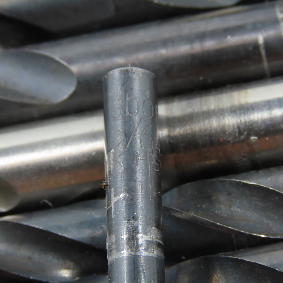 Misc. 5/64" - 13/16" HSS High Speed Steel Twist Drill Bit Lot of 17