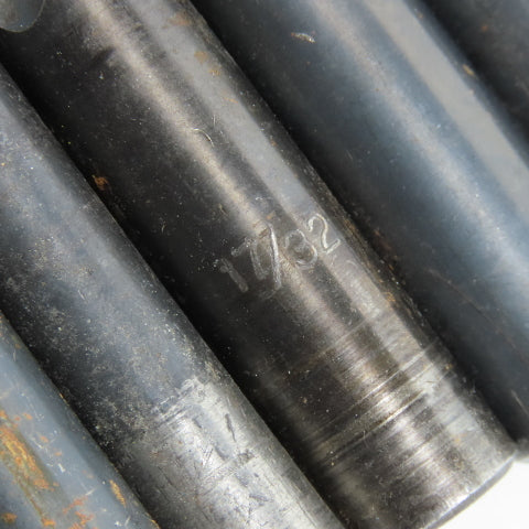 Misc. 5/64" - 13/16" HSS High Speed Steel Twist Drill Bit Lot of 17