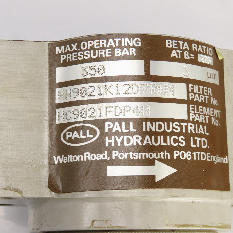 Pall HH9021K12DPRWM High Pressure Hydraulic Manifold Filter 350BAR RC861CZ097HYM