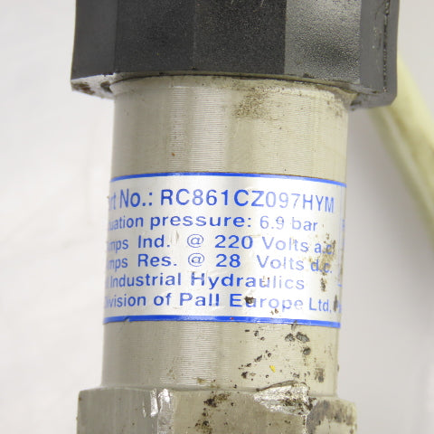 Pall HH9021K12DPRWM High Pressure Hydraulic Manifold Filter 350BAR RC861CZ097HYM