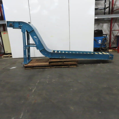 New London Engineering T3-711-18" 18" W Incline Discharge Drag Conveyor 3 FPM