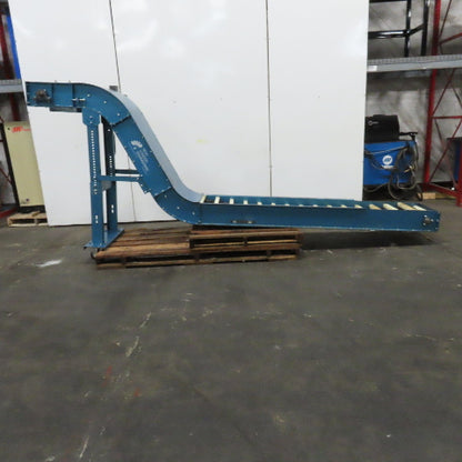 New London Engineering T3-711-18" 18" W Incline Discharge Drag Conveyor 3 FPM