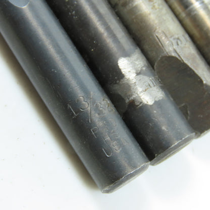 Misc. 13/32" 27/64", 17/32", 21/32" High Speed Steel Twist Drill Bit Lot/11