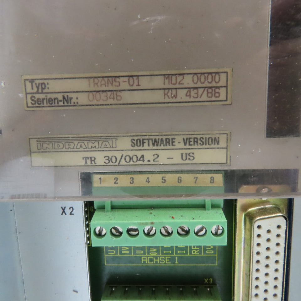 Indramat Trans-01 M02.0000 Trans 01 Modul Servo Module TR30/004.2-US