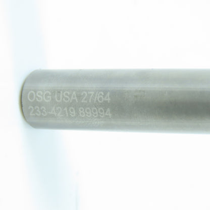 OSG 233-4219 29/64" Solid Carbide Twist Jobber Length Drill Bit 150° Point