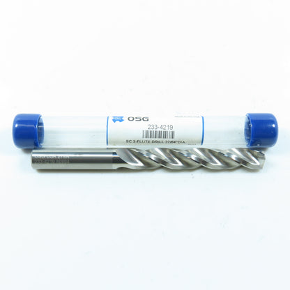 OSG 233-4219 29/64" Solid Carbide Twist Jobber Length Drill Bit 150° Point