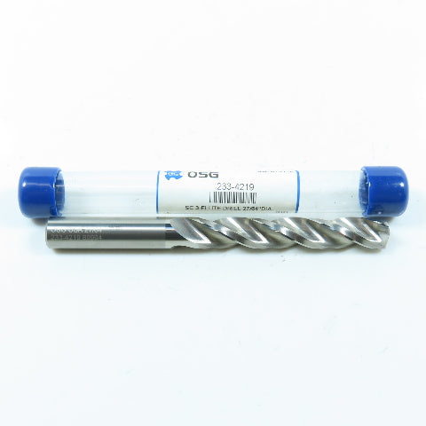 OSG 233-4219 29/64" Solid Carbide Twist Jobber Length Drill Bit 150° Point