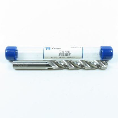 OSG 233-4219 29/64" Solid Carbide Twist Jobber Length Drill Bit 150° Point