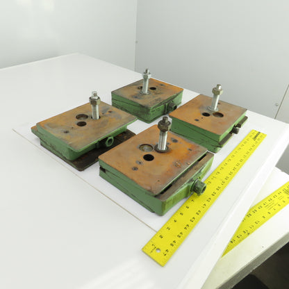 Airloc 205 VRC 18,000 Pound Precision Machine Wedge Leveling Pad Lot Of 4