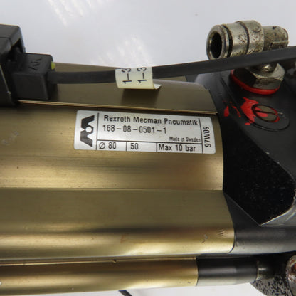 Pneumatic Turret Locator Pin Assembly From Finn-Power F5-25SB/AM Turret Punch